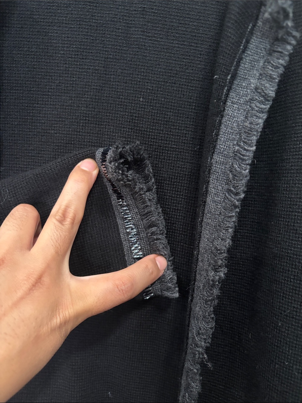 Tory Burch Black Fringe-Trim Open Cardigan - Picture 8 of 9